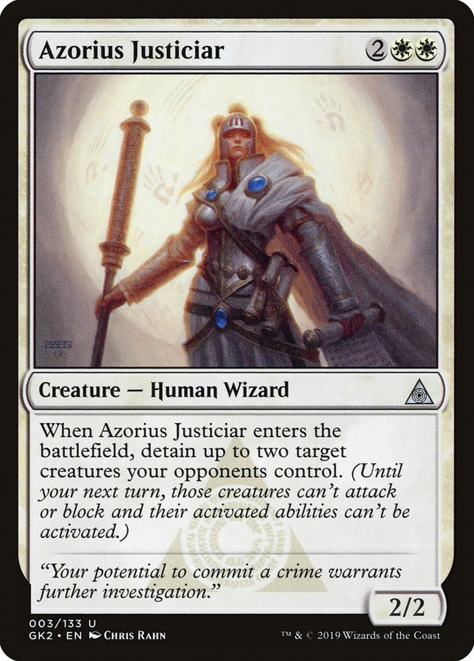 Azorius Justiciar [Ravnica Allegiance Guild Kit] | RetroPlay Games