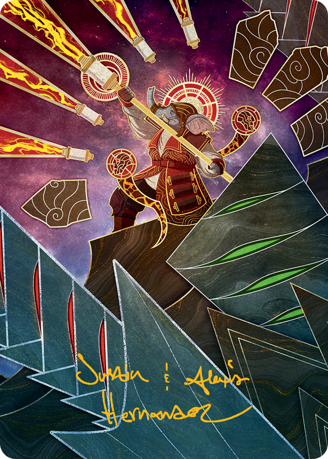 Quintorius, Loremaster Art Card (63) (Gold-Stamped Signature) [March of the Machine Art Series] | RetroPlay Games