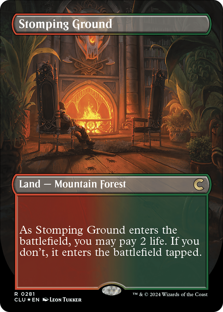 Stomping Ground (Borderless) [Ravnica: Clue Edition] | RetroPlay Games