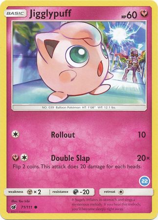 Jigglypuff (71/111) (Deck Exclusive #22) [Sun & Moon: Trainer Kit - Alolan Ninetales] | RetroPlay Games