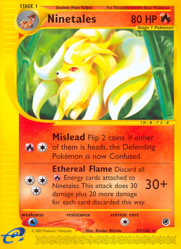 Ninetales (57/165) [Expedition: Base Set] | RetroPlay Games