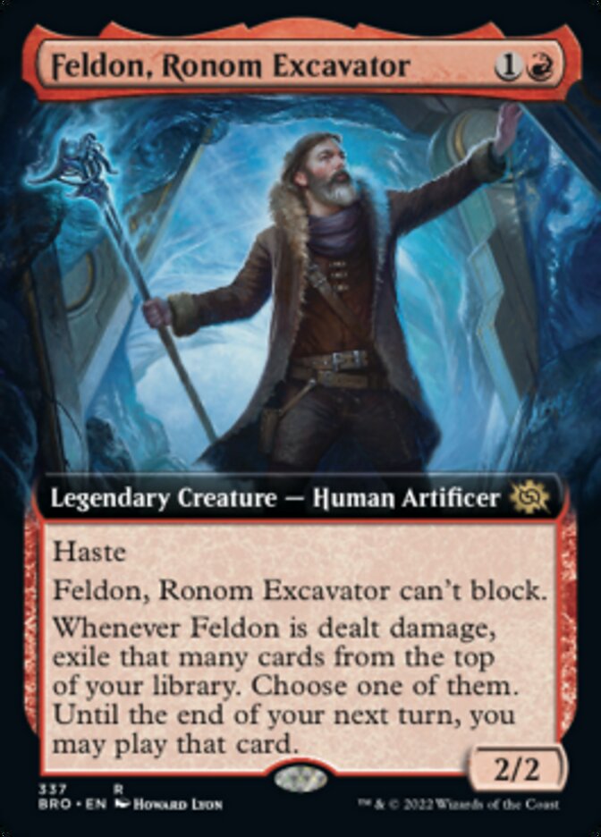 Feldon, Ronom Excavator (Extended Art) [The Brothers' War] | RetroPlay Games