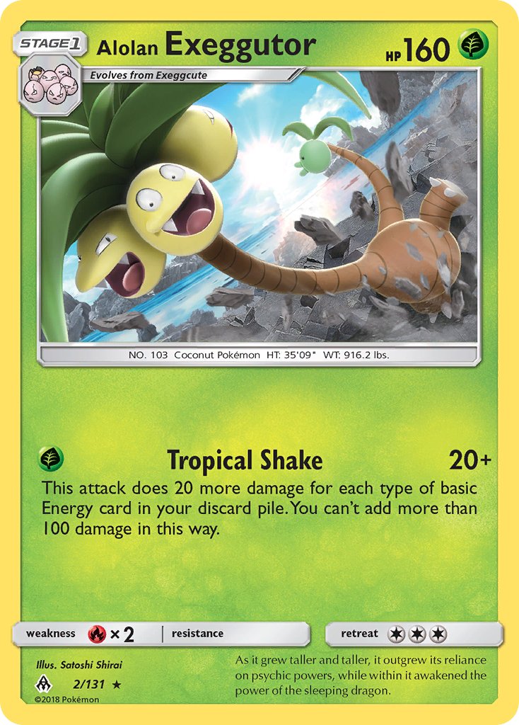 Alolan Exeggutor (2/131) (Theme Deck Exclusive) [Sun & Moon: Forbidden Light] | RetroPlay Games