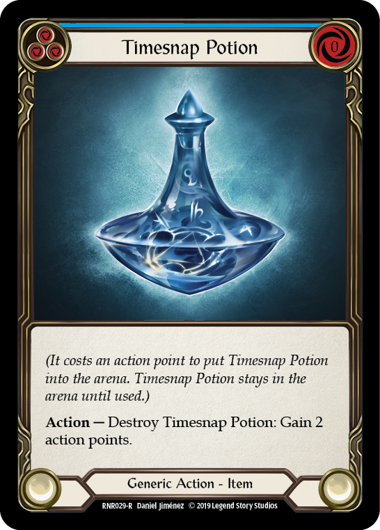 Timesnap Potion [RNR029-R] (Rhinar Hero Deck)  1st Edition Normal | RetroPlay Games