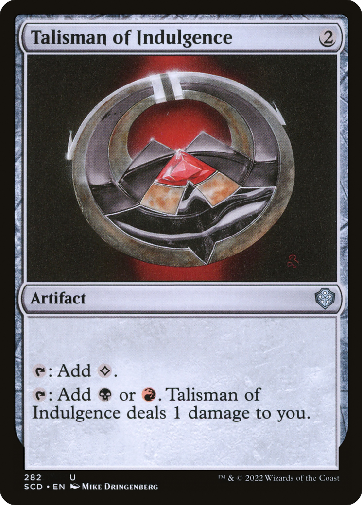 Talisman of Indulgence [Starter Commander Decks] | RetroPlay Games