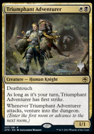 Triumphant Adventurer (Promo Pack) [Dungeons & Dragons: Adventures in the Forgotten Realms Promos] | RetroPlay Games