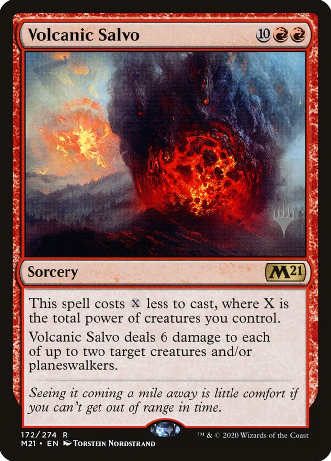 Volcanic Salvo (Promo Pack) [Core Set 2021 Promos] | RetroPlay Games