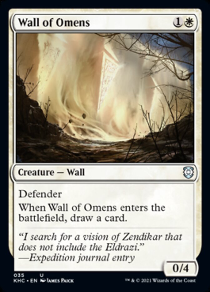 Wall of Omens [Kaldheim Commander] | RetroPlay Games