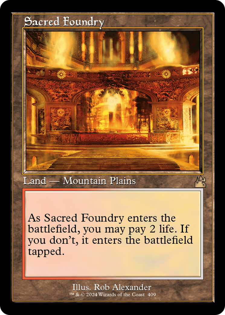 Sacred Foundry (Retro) [Ravnica Remastered] | RetroPlay Games