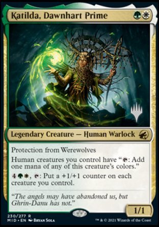 Katilda, Dawnhart Prime (Promo Pack) [Innistrad: Midnight Hunt Promos] | RetroPlay Games