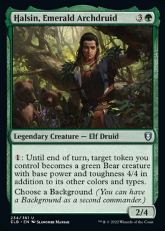 Halsin, Emerald Archdruid [Commander Legends: Battle for Baldur's Gate] | RetroPlay Games