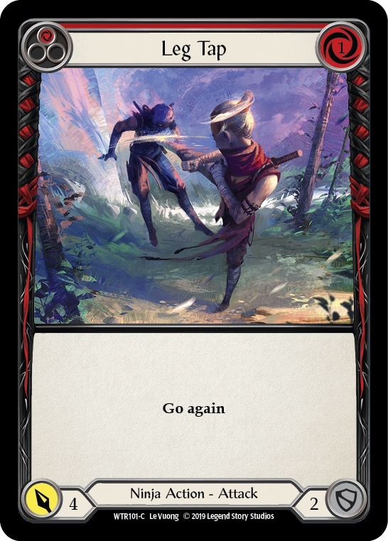 Leg Tap (Red) [WTR101-C] (Welcome to Rathe)  Alpha Print Normal | RetroPlay Games
