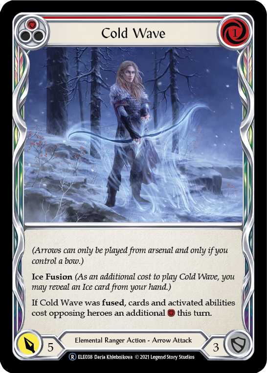 Cold Wave (Red) [U-ELE038] (Tales of Aria Unlimited)  Unlimited Normal | RetroPlay Games
