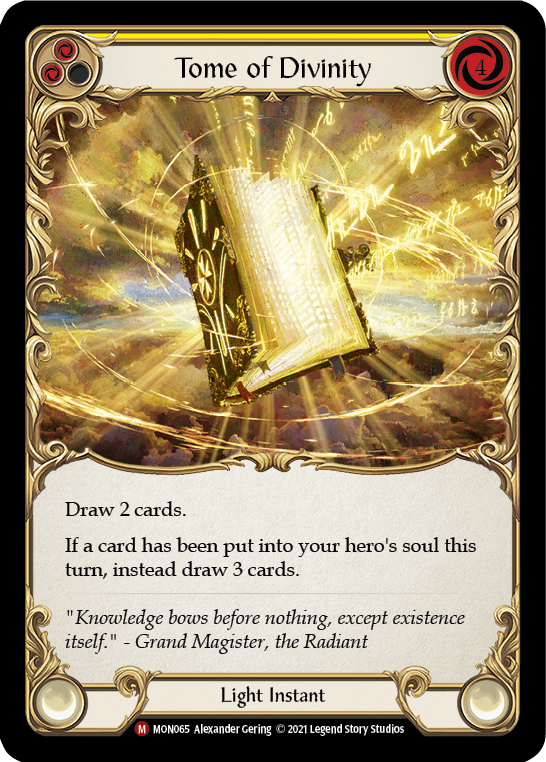 Tome of Divinity [MON065-RF] (Monarch)  1st Edition Rainbow Foil | RetroPlay Games