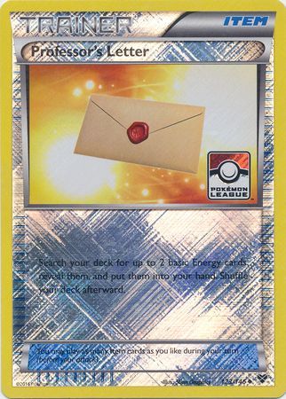 Professor's Letter (123/146) (League Promo) [XY: Base Set] | RetroPlay Games