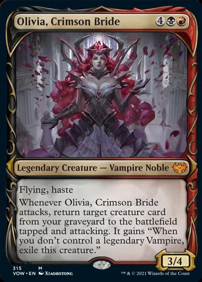 Olivia, Crimson Bride (Showcase Fang Frame) [Innistrad: Crimson Vow] | RetroPlay Games