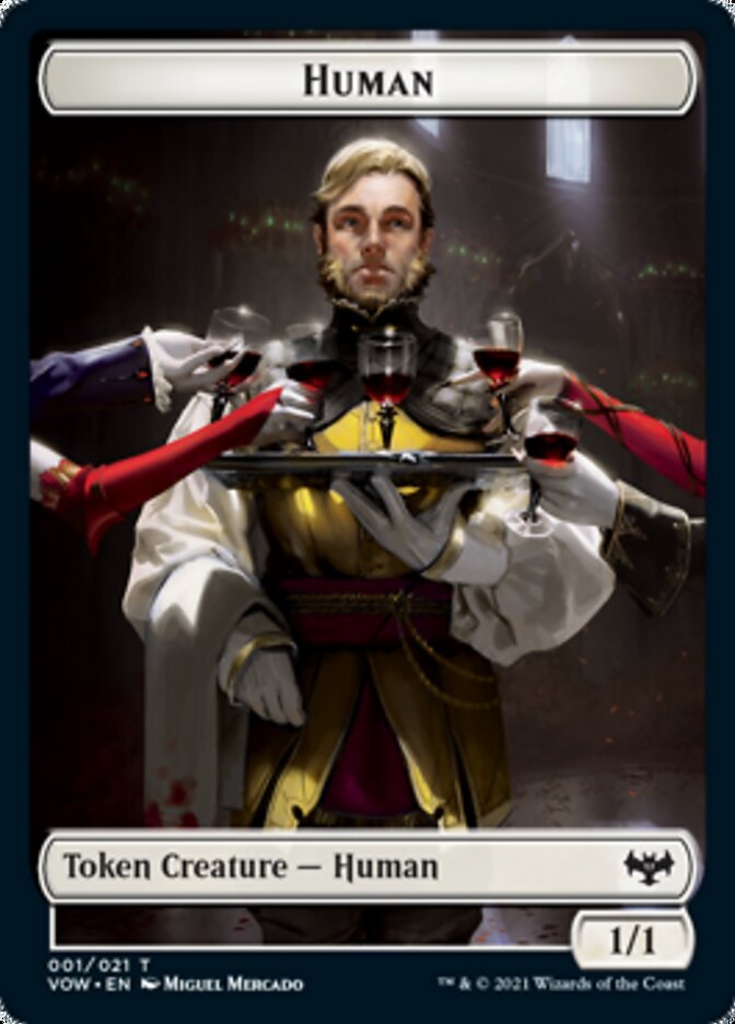 Human Token (001) [Innistrad: Crimson Vow Tokens] | RetroPlay Games