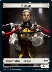 Human (001) // Vampire (016) Double-sided Token [Innistrad: Crimson Vow Tokens] | RetroPlay Games