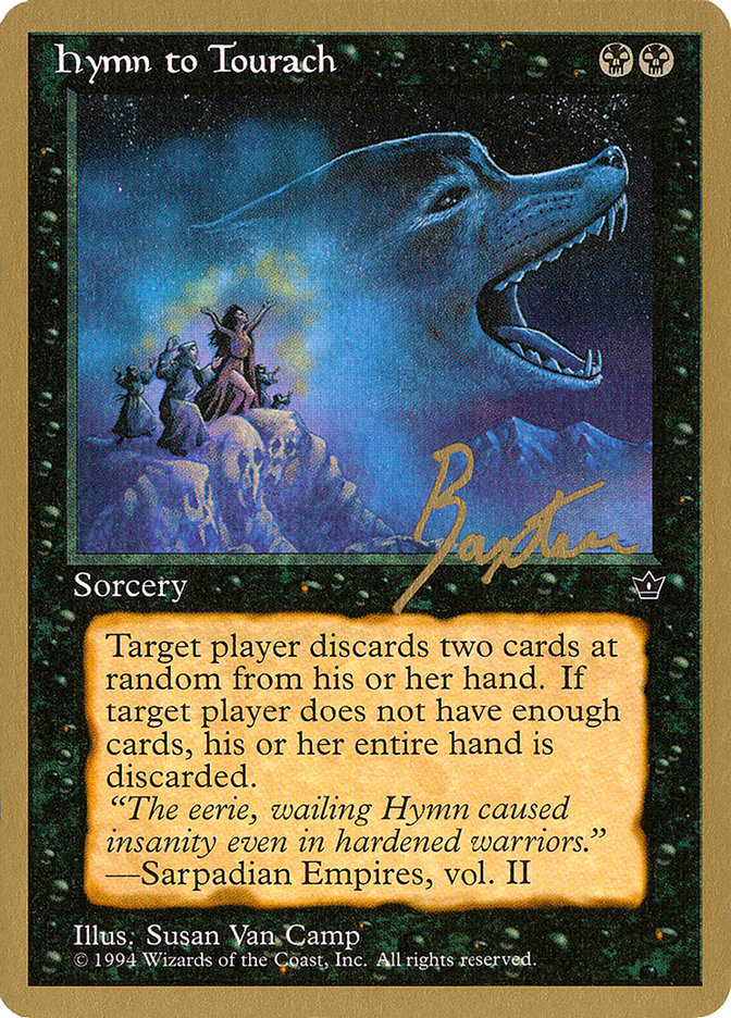Hymn to Tourach (Wolf) (George Baxter) [Pro Tour Collector Set] | RetroPlay Games
