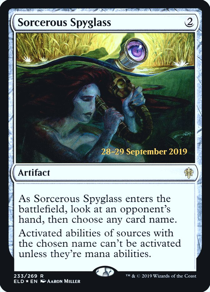 Sorcerous Spyglass  [Throne of Eldraine Prerelease Promos] | RetroPlay Games