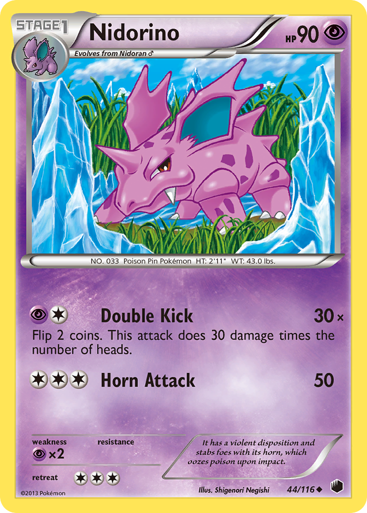 Nidorino (44/116) [Black & White: Plasma Freeze] | RetroPlay Games