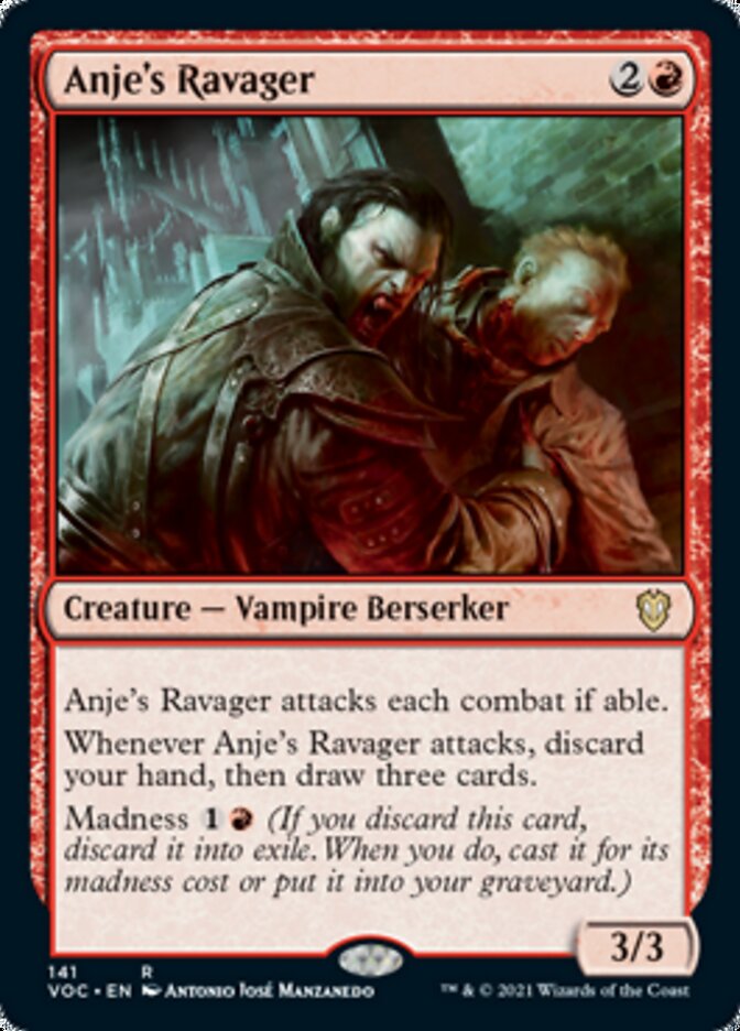 Anje's Ravager [Innistrad: Crimson Vow Commander] | RetroPlay Games