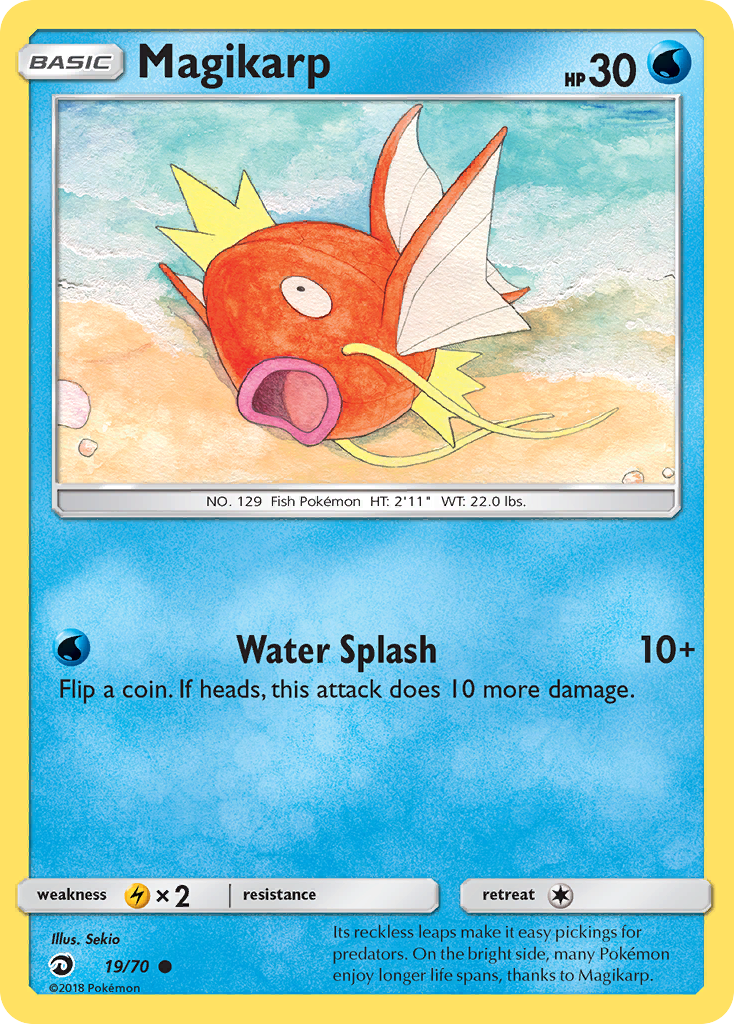 Magikarp (19/70) [Sun & Moon: Dragon Majesty] | RetroPlay Games