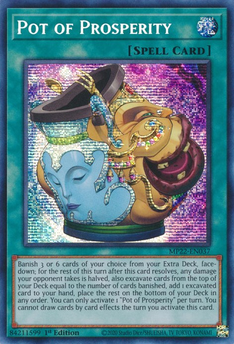 Pot of Prosperity [MP22-EN037] Prismatic Secret Rare | RetroPlay Games