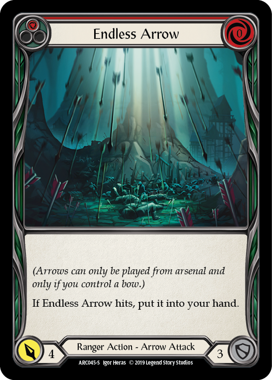 Endless Arrow [ARC045-S] (Arcane Rising)  1st Edition Rainbow Foil | RetroPlay Games