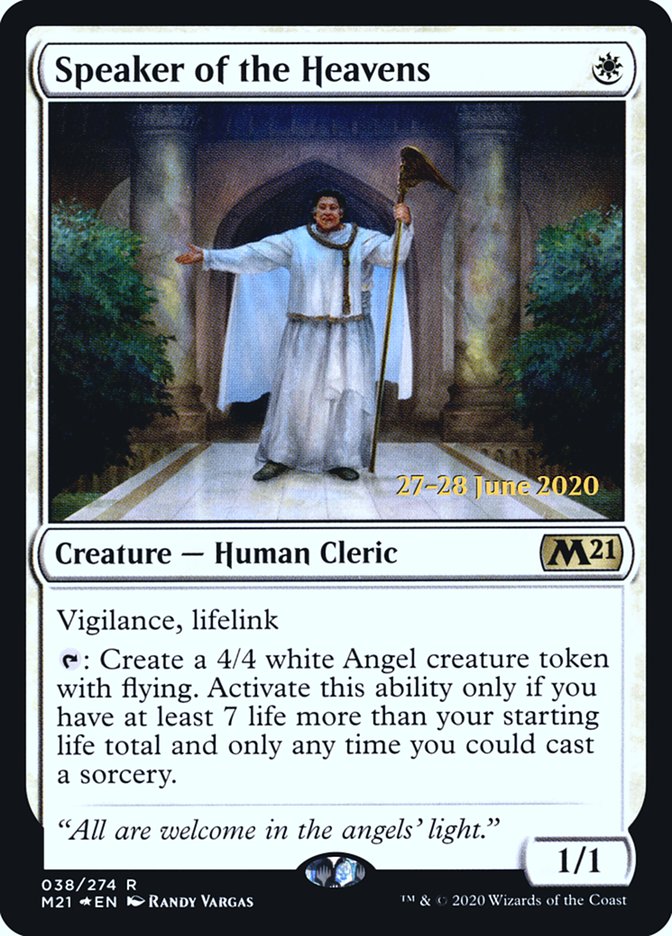 Speaker of the Heavens  [Core Set 2021 Prerelease Promos] | RetroPlay Games