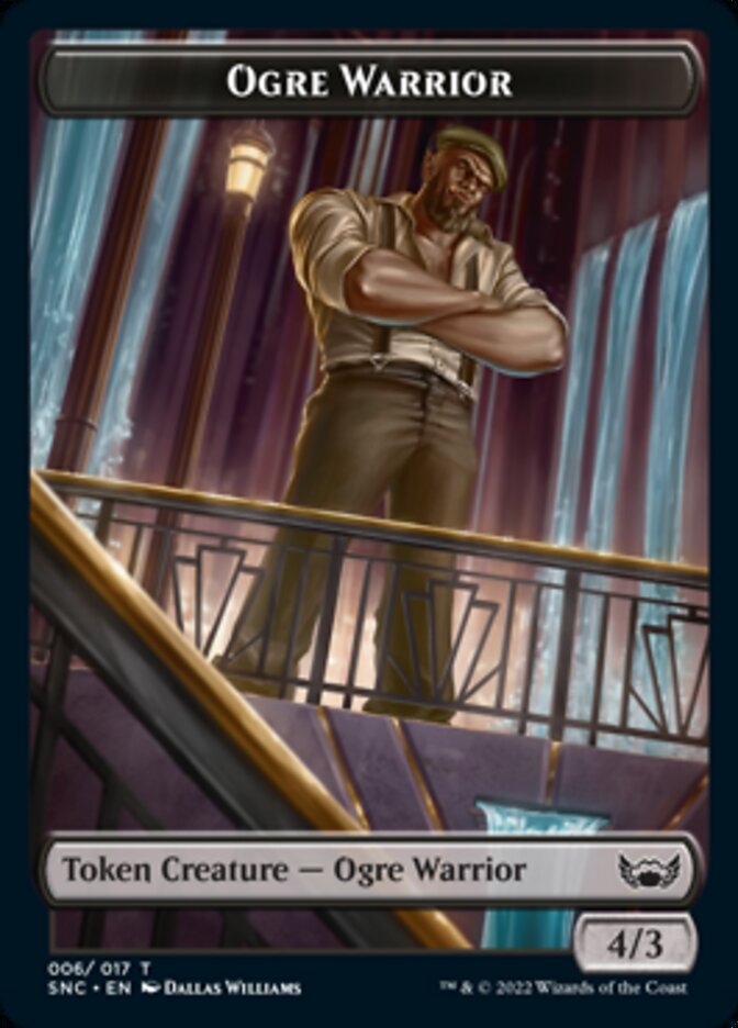 Ogre Warrior // Citizen Double-sided Token [Streets of New Capenna Tokens] | RetroPlay Games