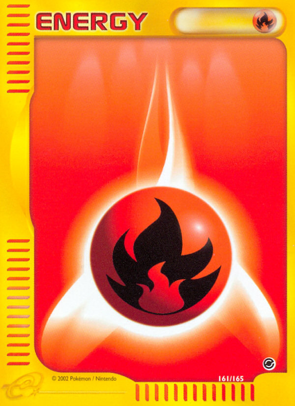 Fire Energy (161/165) [Expedition: Base Set] | RetroPlay Games