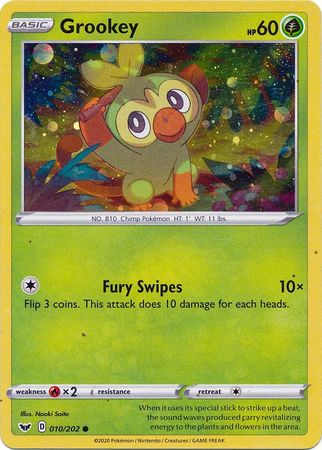 Grookey (010/202) (Cosmos Holo) [Sword & Shield: Base Set] | RetroPlay Games