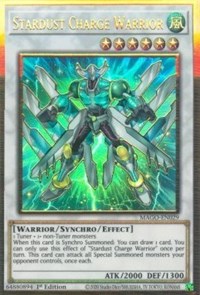 Stardust Charge Warrior [MAGO-EN029] Gold Rare | RetroPlay Games