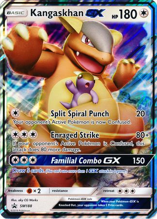 Kangaskhan GX (SM188) (Jumbo Card) [Sun & Moon: Black Star Promos] | RetroPlay Games
