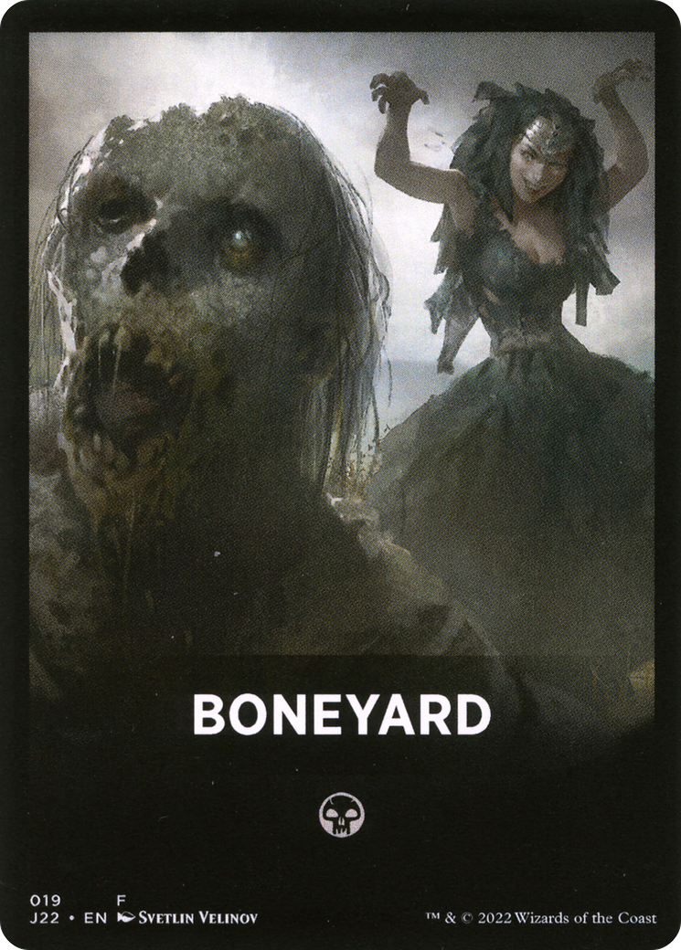 Boneyard Theme Card [Jumpstart 2022 Front Cards] | RetroPlay Games