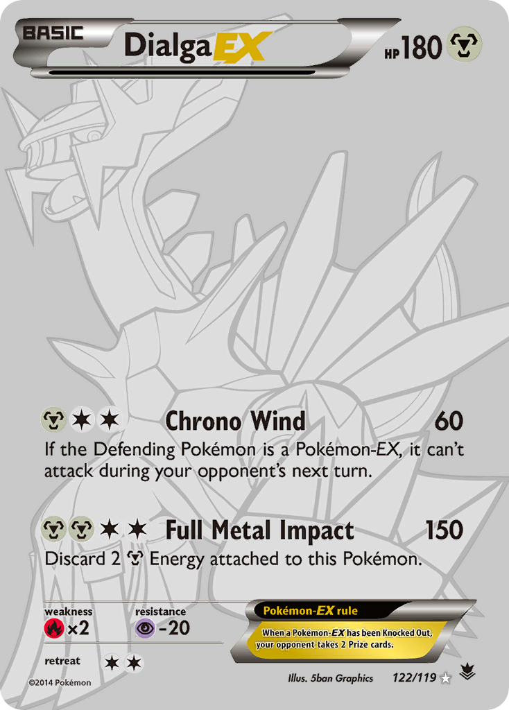 Dialga EX (122/119) [XY: Phantom Forces] | RetroPlay Games