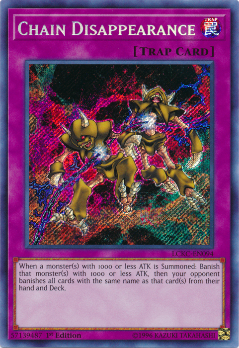 Chain Disappearance [LCKC-EN094] Secret Rare | RetroPlay Games