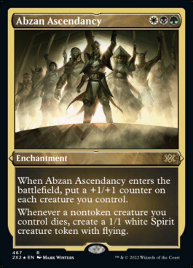 Abzan Ascendancy (Foil Etched) [Double Masters 2022] | RetroPlay Games