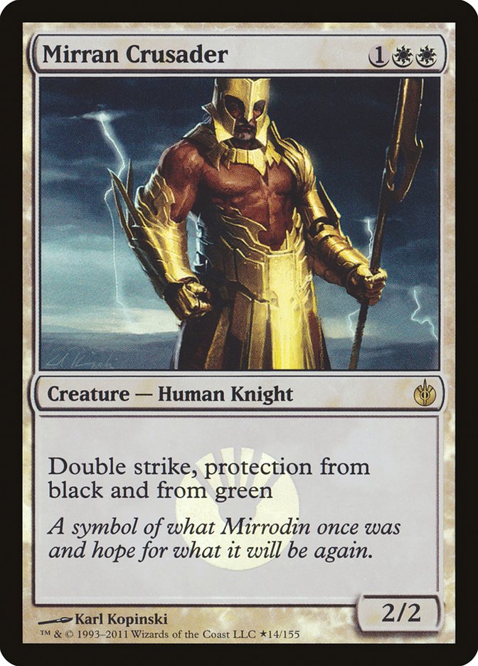 Mirran Crusader (Buy-A-Box) [Mirrodin Besieged Promos] | RetroPlay Games