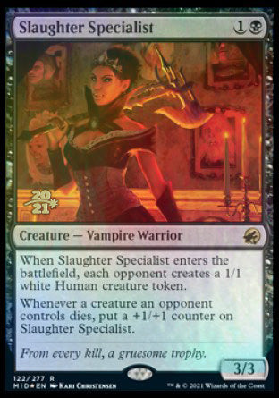 Slaughter Specialist [Innistrad: Midnight Hunt Prerelease Promos] | RetroPlay Games