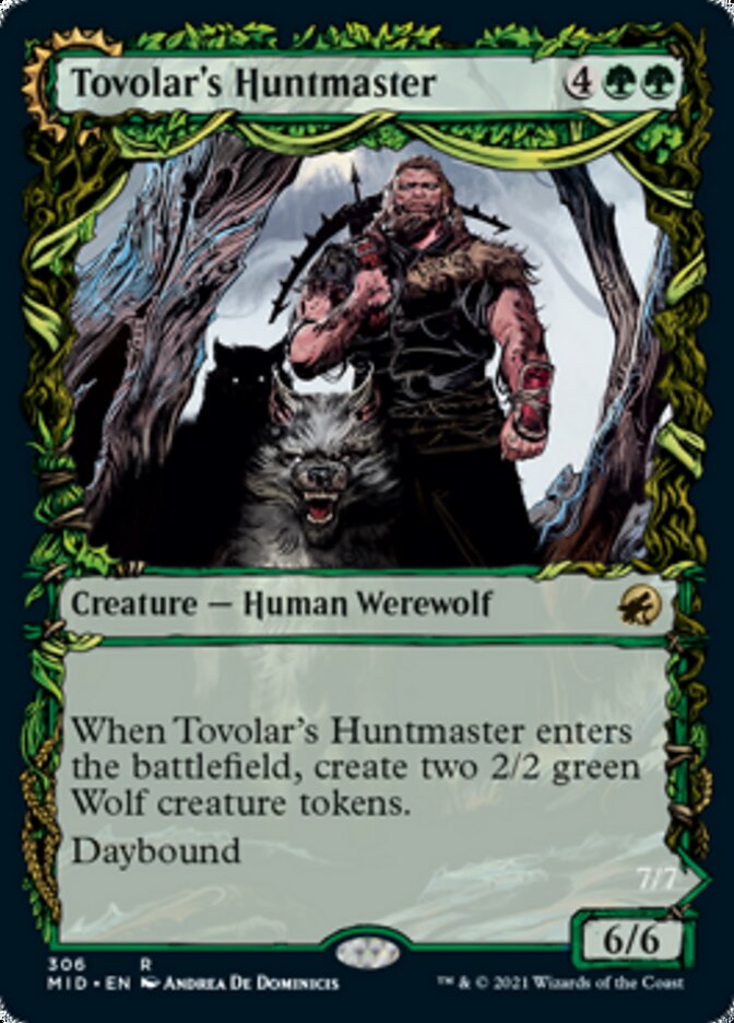 Tovolar's Huntmaster // Tovolar's Packleader (Showcase Equinox) [Innistrad: Midnight Hunt] | RetroPlay Games