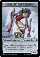 Phyrexian Mite // Phyrexian Insect Double-Sided Token [Phyrexia: All Will Be One Commander Tokens] | RetroPlay Games