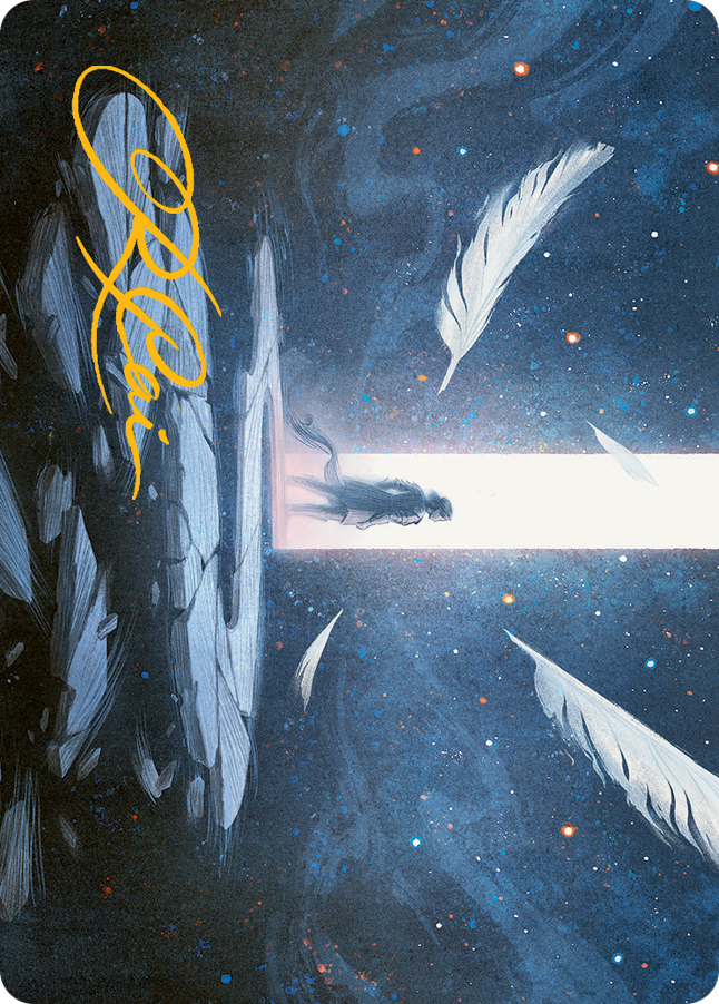 Moment of Truth Art Card (Gold-Stamped Signature) [March of the Machine Art Series] | RetroPlay Games