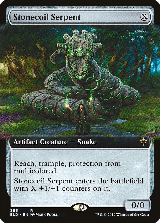 Stonecoil Serpent (Extended Art) [Throne of Eldraine] | RetroPlay Games