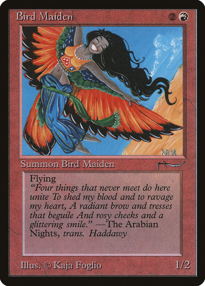 Bird Maiden (Dark Mana Cost) [Arabian Nights] | RetroPlay Games