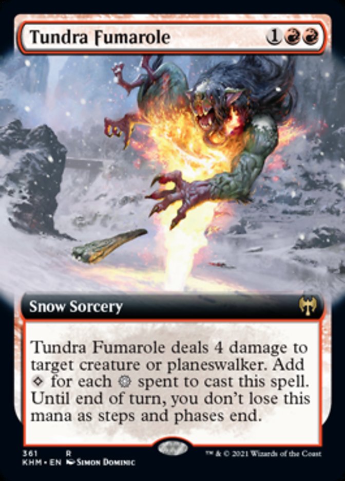 Tundra Fumarole (Extended Art) [Kaldheim] | RetroPlay Games