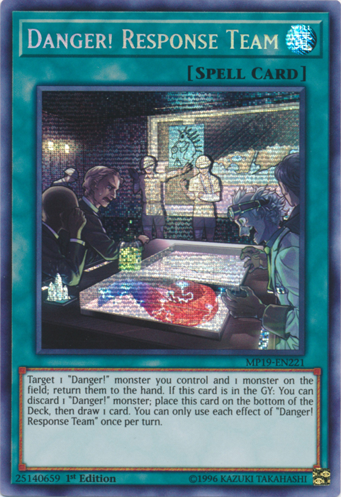 Danger! Response Team [MP19-EN221] Prismatic Secret Rare | RetroPlay Games