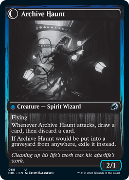 Overwhelmed Archivist // Archive Haunt [Innistrad: Double Feature] | RetroPlay Games