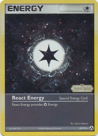 React Energy (82/92) (Stamped) [EX: Legend Maker] | RetroPlay Games